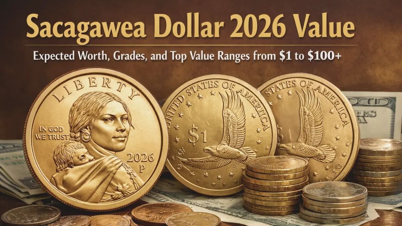 Sacagawea Dollar 2026 Value – Expected Worth, Grades, and Top Value Ranges from $1 to $100+