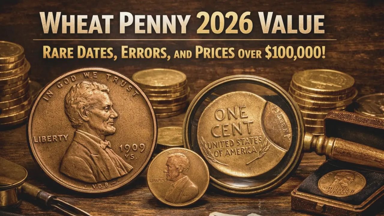 Wheat Penny 2026 Value – Rare Dates, Errors, and Prices Over $100,000